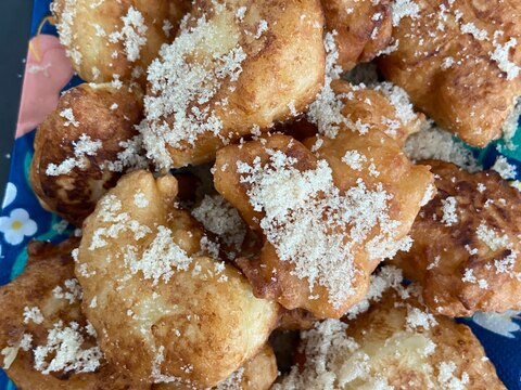 ホットケーキミックスでズボラドーナツ!